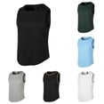 thumbnail image 1 of Zhanqunnn Mens Summer Thin Mesh Quick Drying Running Vest Mens Fitness Vest Tank Top Solid Color Light Plate Slim Body Men Shirts Compression Thick Long Sleeve T Shirt Men, Size M, 1 of 4