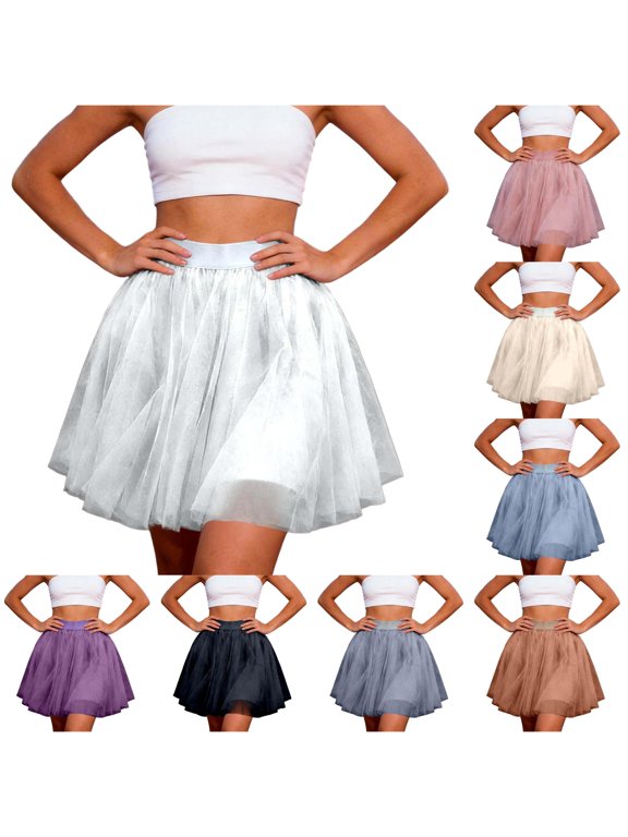 Skirt Lightweight Opaque Skirt With Elastic High Waist Tutu Large Sizes A Line Skirt For Carnival Fancy Dress Leopard Skirts for Women, Size One Size