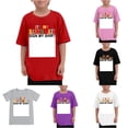 thumbnail image 1 of Zhanqunnn Summer Comfortable Casual T Shirt Boys Girls Birthday Party Crew Collar, Size 6-7 Years, 1 of 5