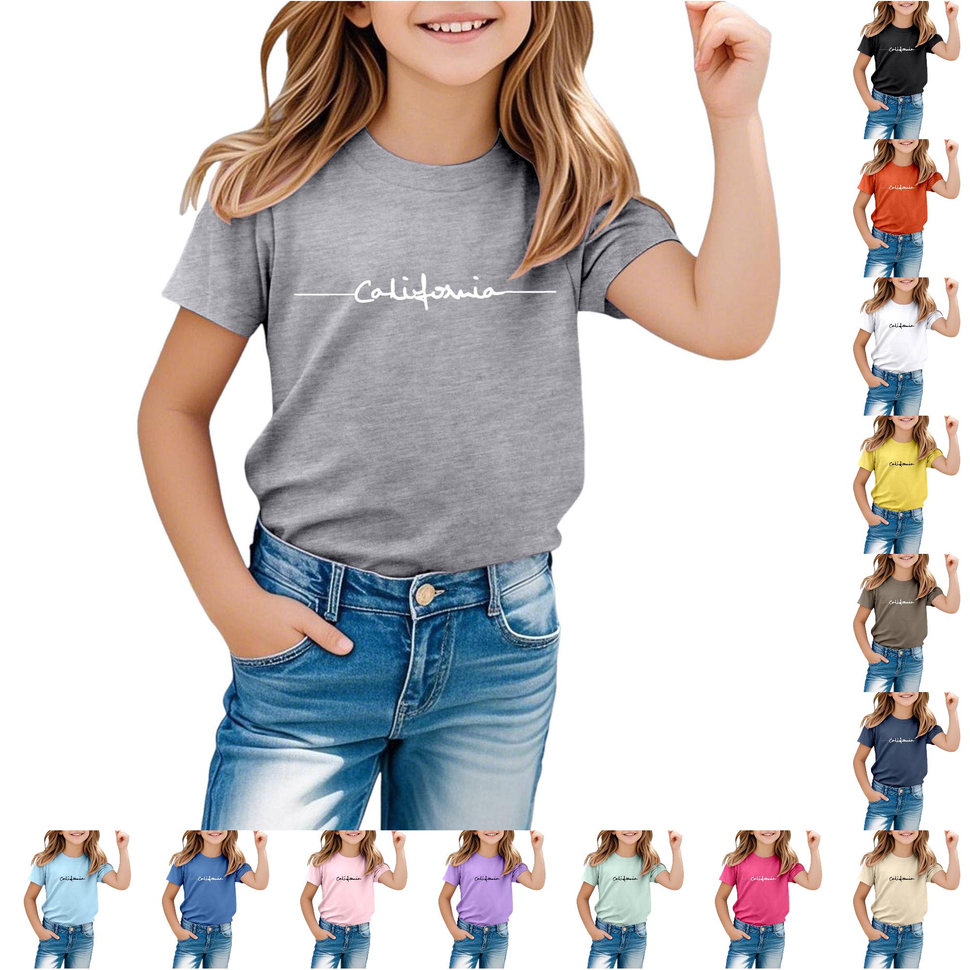 Zhanqunnn Toddler Boys Girls Long Sleeve Luminous Animals Shirt Tees Clothes, Size 6-7 Years