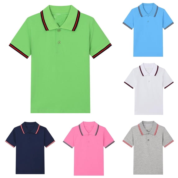 Zhanqunnn Toddler Kids Girls Boys Short Classic Loose Tunic Soft Blouse Solid Tee, Size 11-12 Years