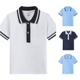 thumbnail image 1 of Zhanqunnn Toddler Kids Girls Boys Short Classic Loose Tunic Soft Blouse Solid Tee, Size 2-3 Years, 1 of 3