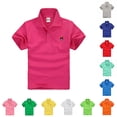 thumbnail image 1 of Zhanqunnn Toddler Kids Girls Boys Short Classic Loose Tunic Soft Blouse Solid Tee, Size 4-5 Years, 1 of 3