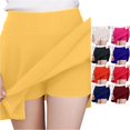 thumbnail image 1 of Zhanqunnn Women Fashion Casual Short Style Solid Half Skirt Glare Sun Skirt Pleated Skirt Women Skirt Set, Size M, 1 of 5