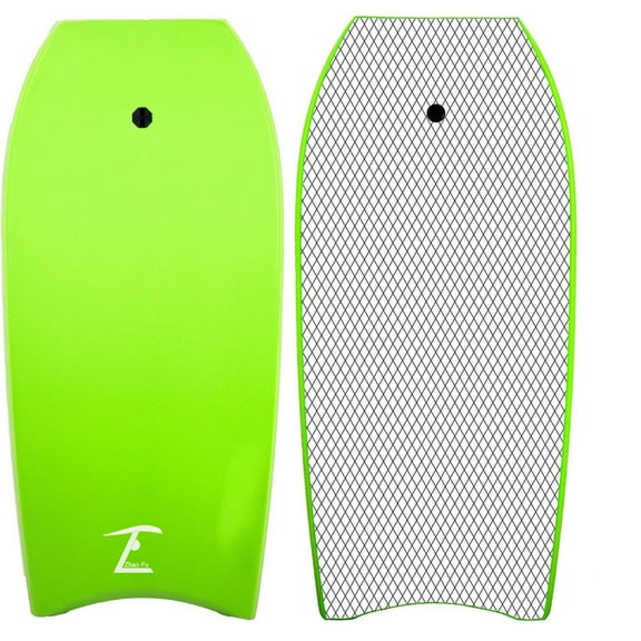 Zhao.Fu Body Board Lightweight with EPS Core, HDPE Slick Bottom, Great Surfing for Adults