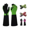 thumbnail image 1 of Zhaomeidaxi 1 Pair Long Sleeve Gardening Gloves Pruning Thornproof Garden Gloves with Extra Long Forearm for Gardener, 1 of 4