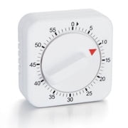 Zhaomeidaxi 60 Minute Kitchen Timer 1 Hour Visual Kitchen Clock Timer Mini Countdown Timer Loud Voice, Auto-Off, Mechanical Timer for Kitchen, Homework, Exercise