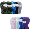 thumbnail image 1 of Zhaomeidaxi 8 Pieces Ski Mask  Beanies Balaclava Full Face Outdoor Sports UV Sun Protection Windproof  Cycling Hat for Outdoor Motorcycle Cycling, 1 of 8