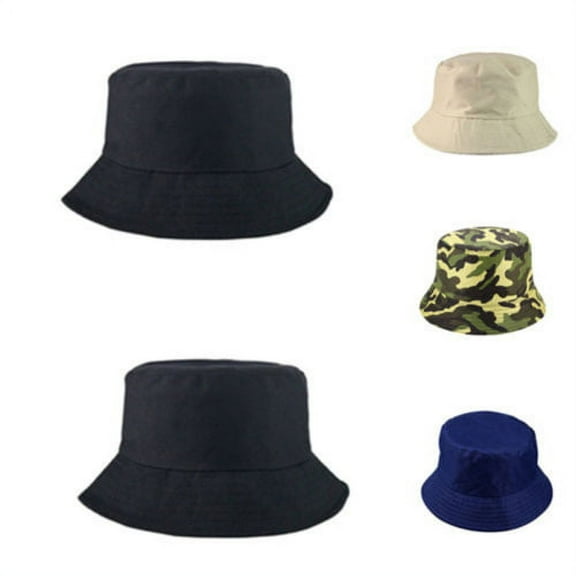 Zhaomeidaxi Bucket Hats Embroidery Visor Outdoor Fishermen Cap Summer Travel Beach Sun Hats for Women Men