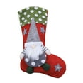 thumbnail image 1 of Zhaomeidaxi Christmas Socks Forester Wool Lamb Socks Cartoon Multicolor Candy Bag Gift Bag Ornaments Ornaments Decorative Socks Grey 1Pcs, 1 of 8