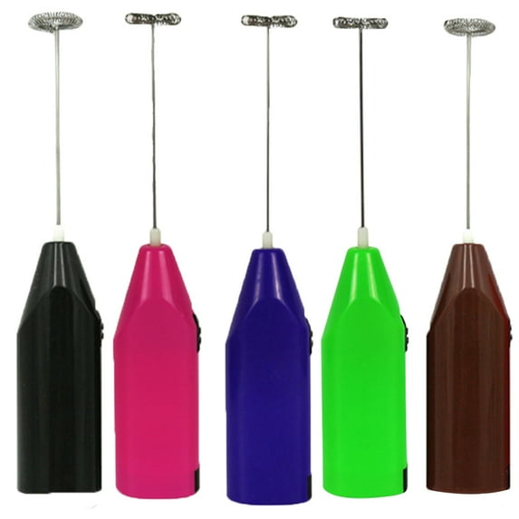 Zhaomeidaxi Fashion Hot Drinks Milk Frother Foamer Milk Frother, Battery Operated Electric Handheld Portable Mini Mixer Machine Foam Coffee Maker for Latte Cappuccino Milk Foamer Whisk