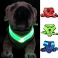 thumbnail image 1 of Zhaomeidaxi Light Up Dog Harness - USB Rechargeable Reflective Dog Vest No Pull Led Dog Harness with Wear Resistant Mesh Fabric Suit for Small Medium Dogs, 1 of 8