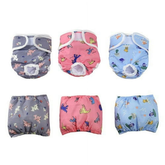 Zhaomeidaxi Pet Dog Physiological Shorts Puppy Diapers Pants Breathable Panties Pet Sanitary Underwear Briefs Elastic Diaper Underpants