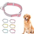 thumbnail image 1 of Zhaomeidaxi Reflective Dog Collar,Wear-resistant Artificial_Suede Pet Collar Adjustable for Small Medium Large Dogs, 1 of 8