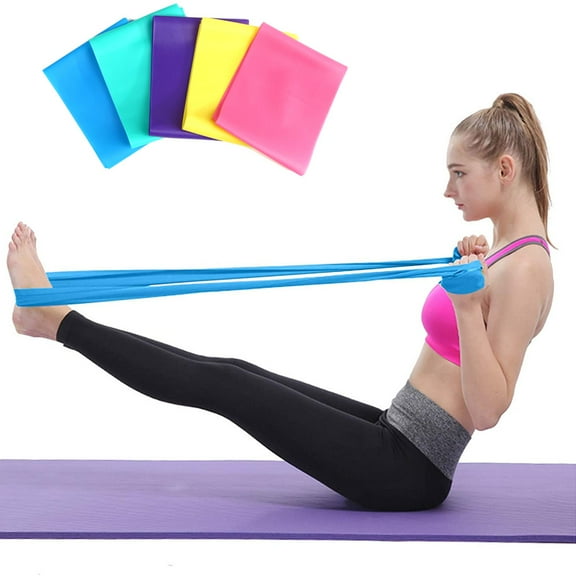 Zhaomeidaxi Resistance Bands - Exercise Bands for Physical Therapy, Yoga, Pilates, Rehab and Home Workout,Latex Elastic Bands