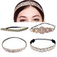 thumbnail image 1 of Zhaomeidaxi Rhinestone Beaded Elastic Headband, Fashionable Handmade Crystal Beaded Elastic hairbands Lady Women Girls Hair Jewelry Accessories, 1 of 8