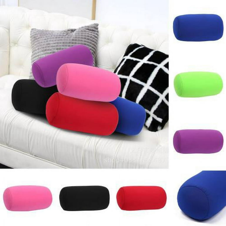 Zhaomeidaxi Round Cervical Roll Cylinder Bolster Pillow Smooth