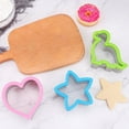 thumbnail image 1 of Zhaomeidaxi Sandwich Cutters for Kids, Holiday Heart Shaped Cookie Cutters Vegetable Fruit Cutter Shape for Boys %26 Girls with Dinosaur, Star, Heart Shapes-Food Grade Stainless Steel, 1 of 9