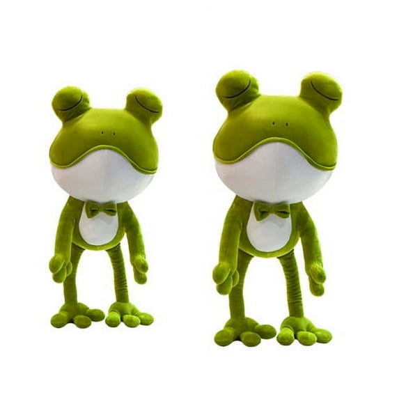 Zhaomeidaxi Soft Frog Stuffed Animal, Cute Frog Plush Toy, Long-Leg Plush Frog Doll, Adorable Stuffed Frog Plushies Gift for Kids Children Baby Girls Boys, Creative Plush Frog Decoration
