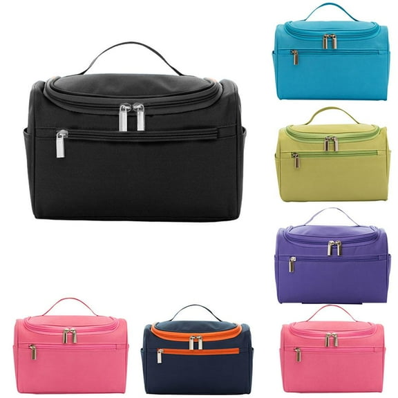 Zhaomeidaxi Toiletry Bags Travel Cosmetic Bags For Women&Girls Waterproof Make Up Organizer with Sturdy Hook Portable Compact Bathroom Pouch with Large Capacity