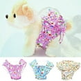 thumbnail image 1 of Zhaomeidaxi Washable Female Diapers  Cartoon Print Dog Diapers, Comfort Reusable Doggy Diapers for Girl Dog in Period Heat, 1 of 8