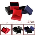 thumbnail image 1 of FOULEZRE Watch Gift Box with Foam and Velvet Bracelet Box Insert Wholesale Package Three-color Jewelry Box Gift Box Wedding Container Box Storage Box,color Randomly 10pcs, 1 of 9