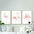 thumbnail image 1 of Zhaomeidaxi Watercolor Flamingo Wall Decor Animal Pictures for Kids Girls Room Decor  Unframed Posters Paintings Bedroom Decor(3pcs), 1 of 7
