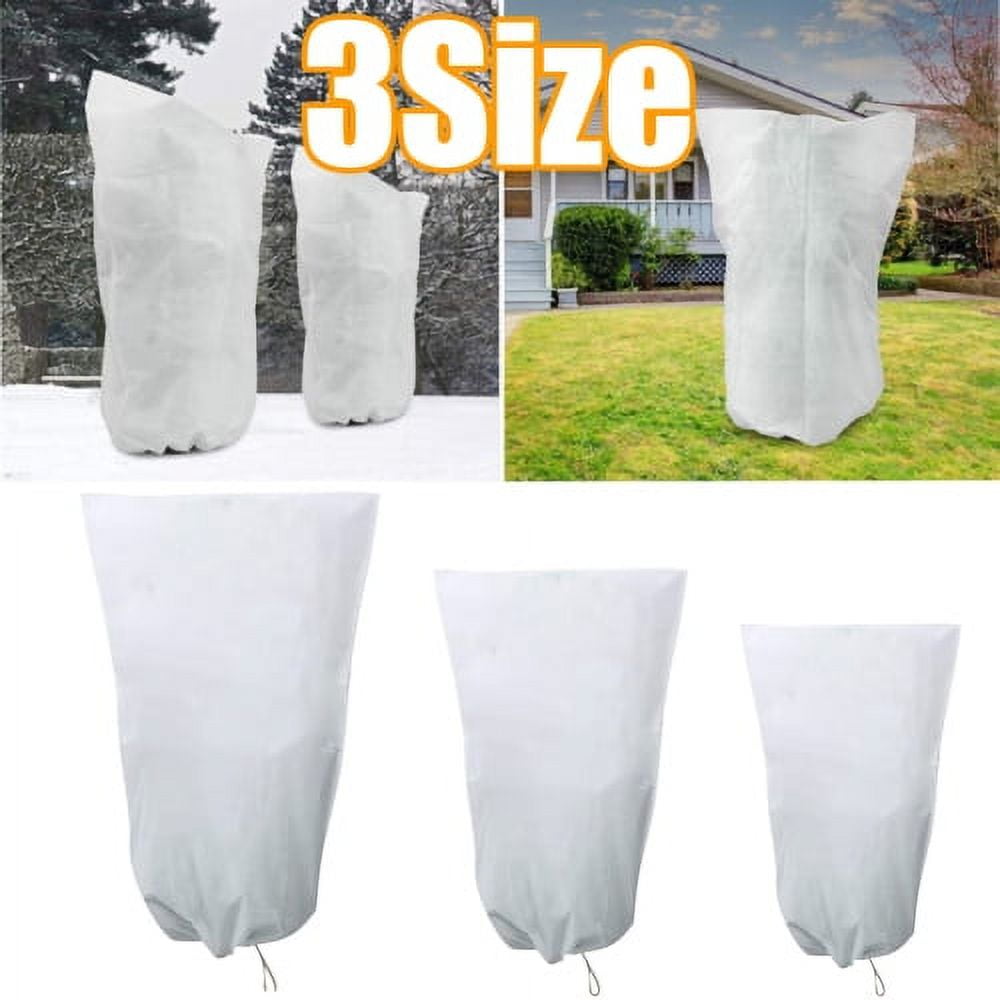 Zhaomeidaxi Winter Drawstring Plant Covers Warm Plant Protection