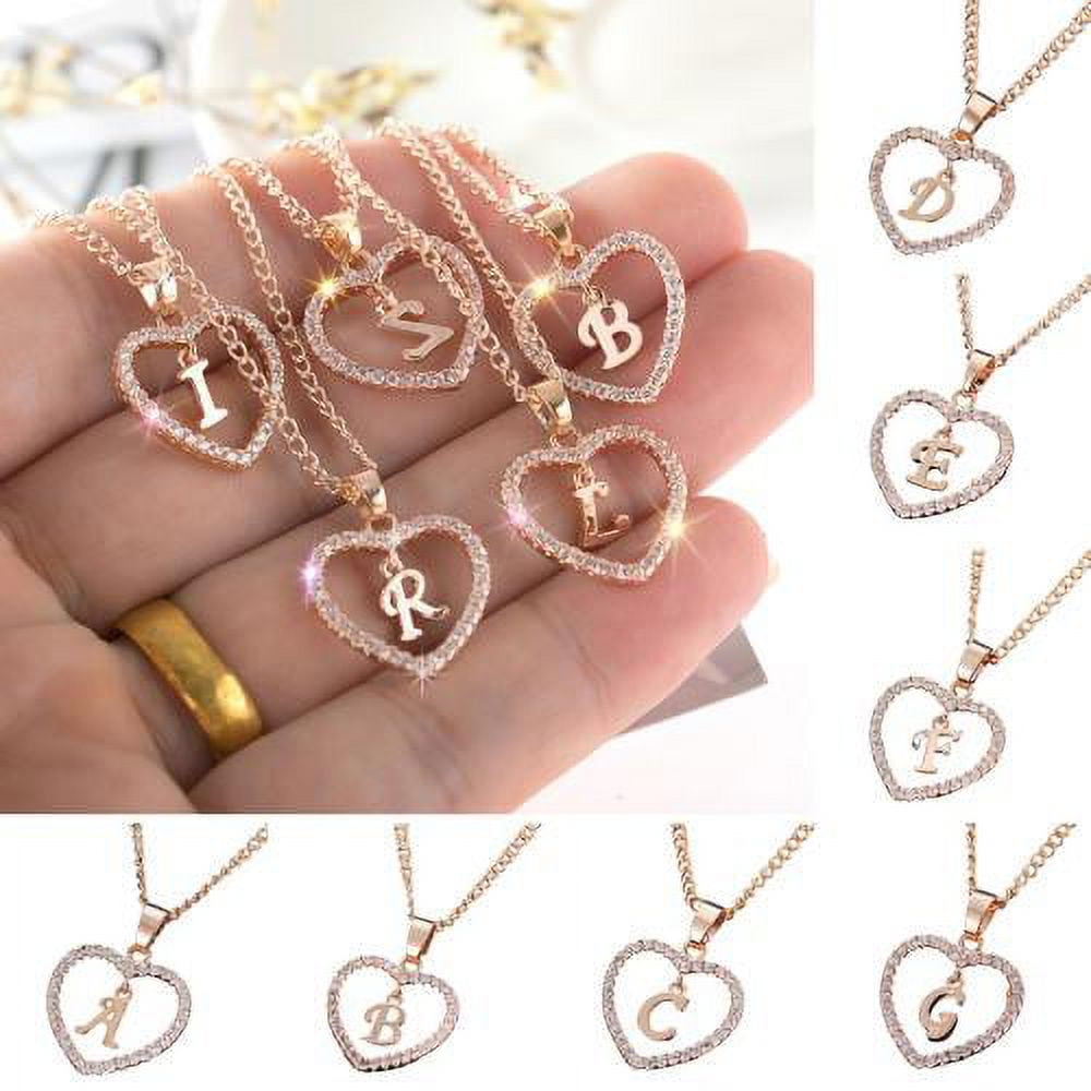Personalized Rhinestone Initial Initial Pendant Necklace 2021 Fashion Hip  Hop Jewelry With Stainless Steel Crystal Chain Perfect Party Gift From  Timelesszeng2, $2.71 | DHgate.Com