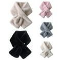 thumbnail image 1 of Zhaomeidaxi Women’s Winter Fake Faux Fur Loophole Scarf Rectangle Furry Wrap Warm Soft Cozy Warming Scarf for Outdoor, 1 of 6
