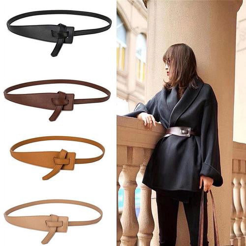 chinese dress ladies Lecce Knotted Leather Belt – Tie Waist Belt for Dress main image 0
