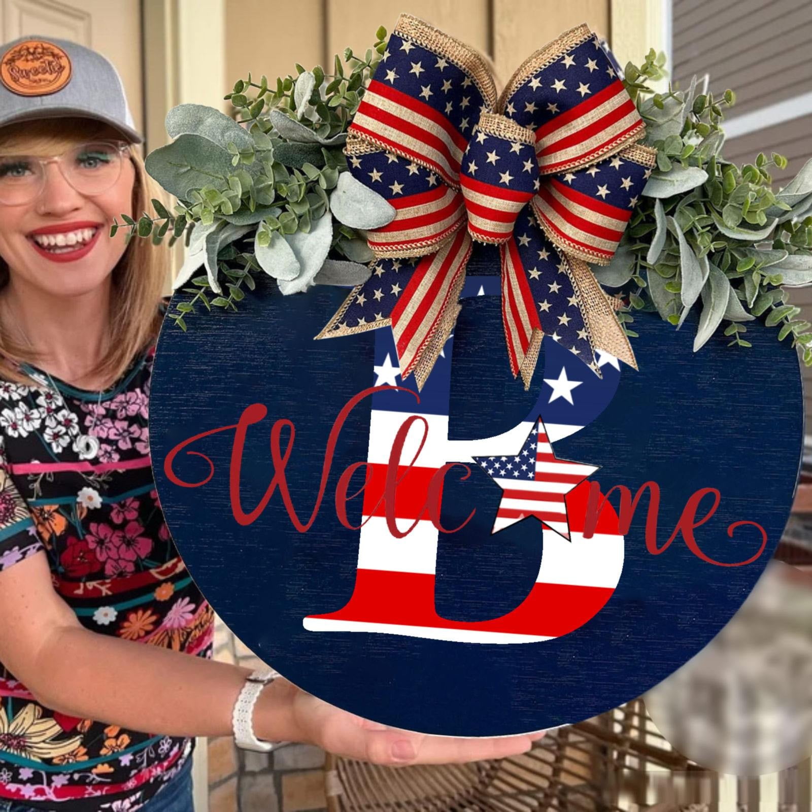 Zhaox Hangs 2024 A Z New Surnames Independence Day Front Door Summer
