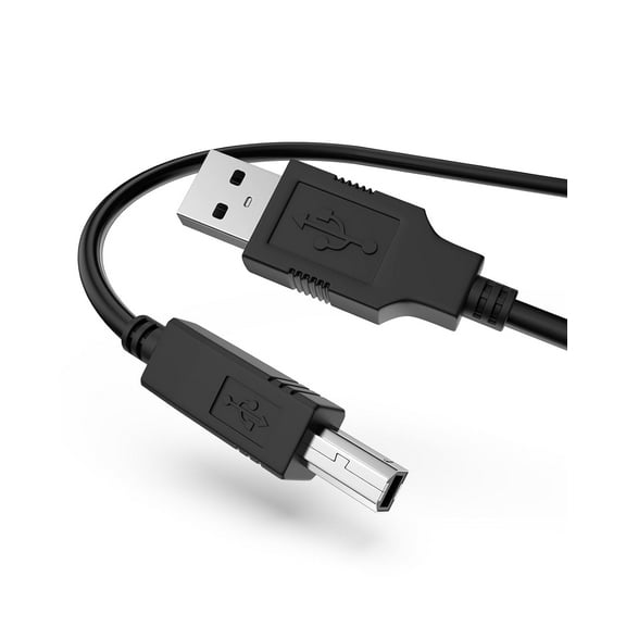 Zhazpor 6ft Sync USB 2.0 PC Data Cable Lead Cord Compatible with Xerox DocuMate Flatbed Document Scanner