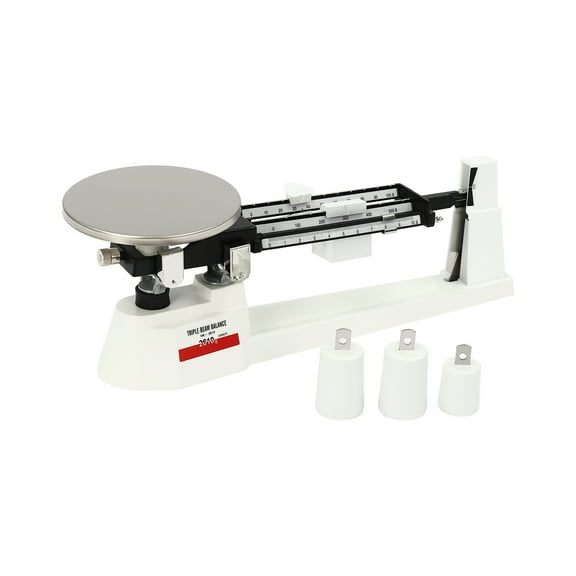 ZhdnBhnos MB-2610 Triple Beam Scale 2610g x 0.1g Triple Beam Mechanical Balance Scale Lab Scale Weighing Tool