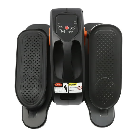 ZhdnBhnos Mini Under DeskElectricElliptical Machine Portable Pedal Elliptical Trainer Leg Exerciser 5 Gears Adjustable