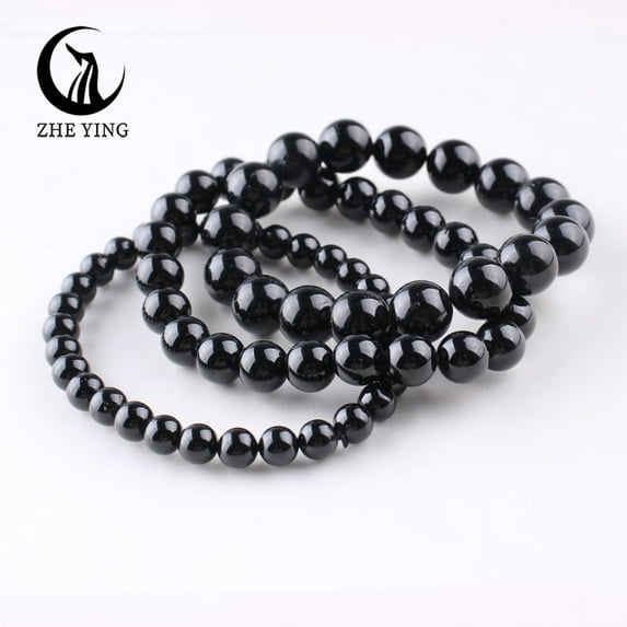 Zhe Ying Natural Labradorite Beads Bracelet Healing Energy Gemstone Stretch Men Women Bracelets Surprise Jewelry Gift