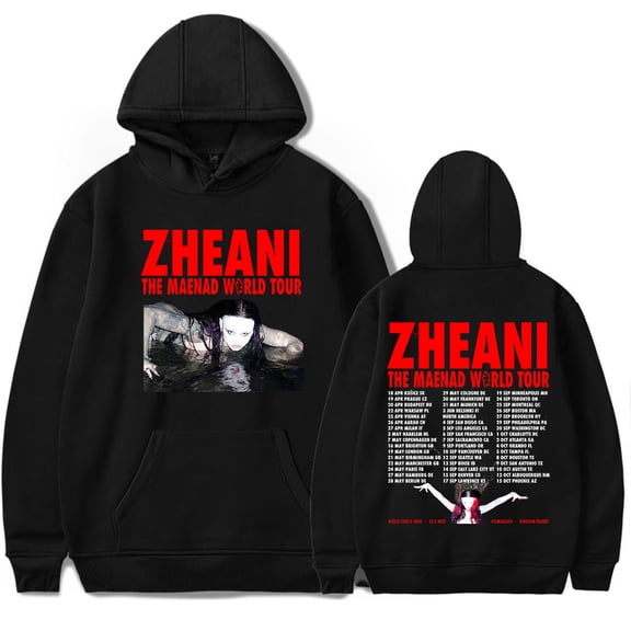 Zheani The Maenad World Tour Hoodies Merch Women Men Long sleeve Fashion Casual Hooded Sweatshirts