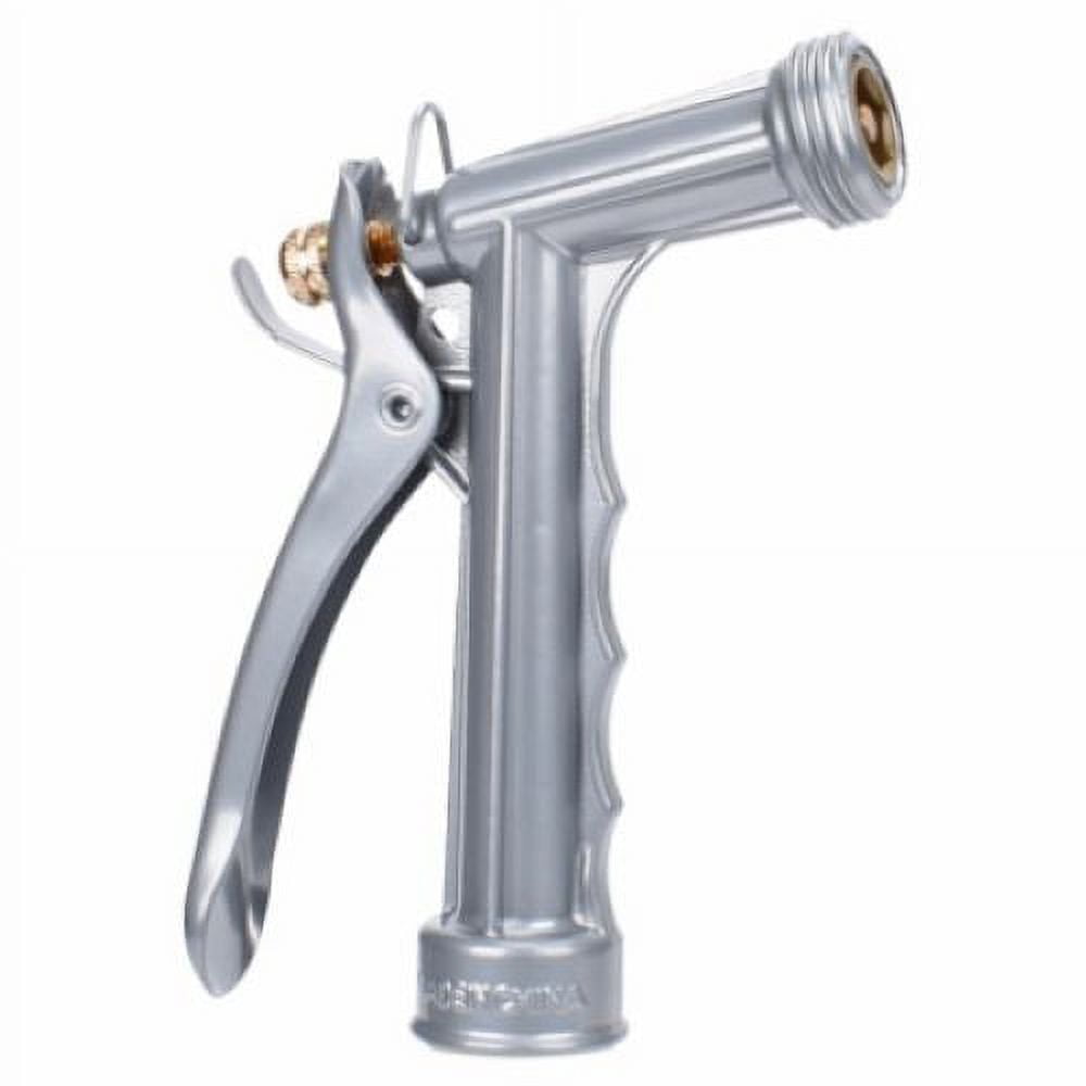 Zhejiang 20002 Metal Full Size Threaded Front Hand Grip Garden Hose Nozzle - Quantity of 5