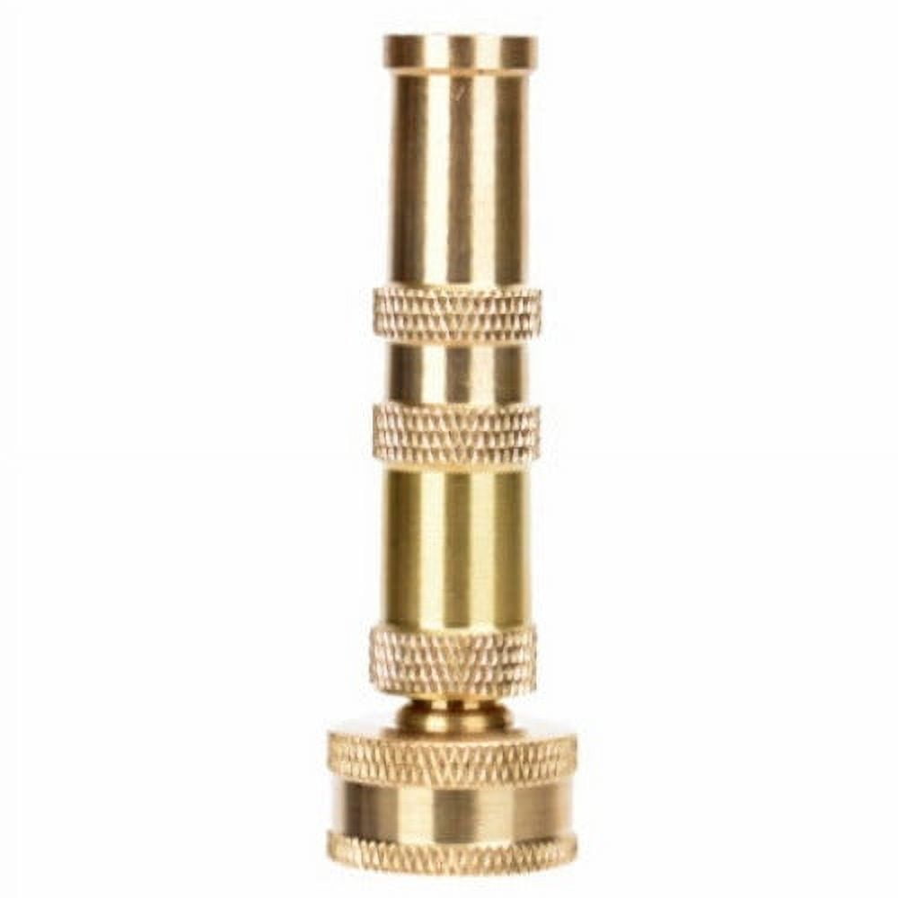 Zhejiang 20039-1 4" Heavy Duty Solid Brass Twist Garden Hose Nozzle - Quantity of 12