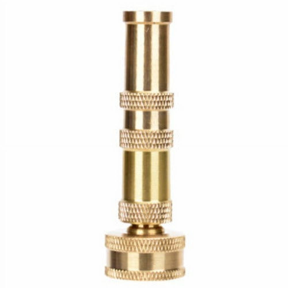 Zhejiang 20039-1 4" Heavy Duty Solid Brass Twist Garden Hose Nozzle - Quantity of 18