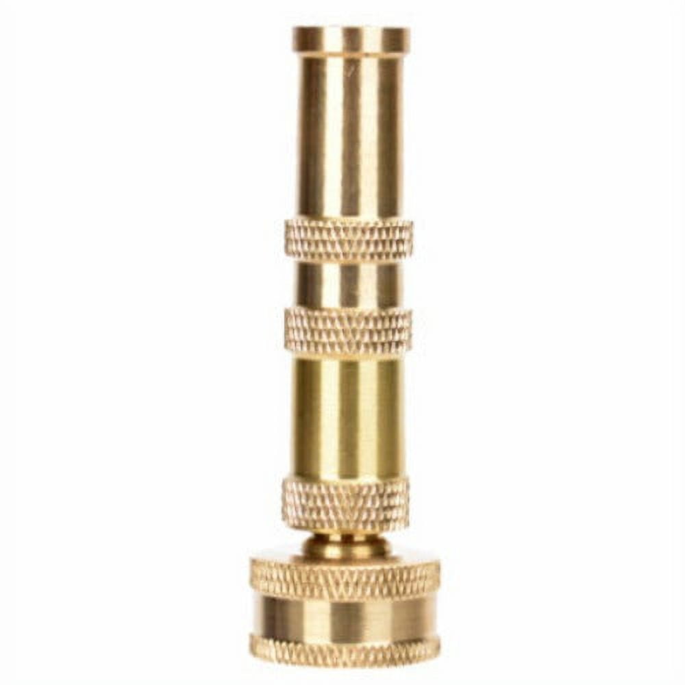 Zhejiang 20039-1 4" Heavy Duty Solid Brass Twist Garden Hose Nozzle - Quantity of 24