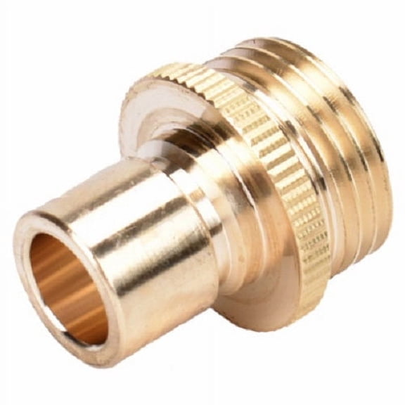 Zhejiang 30022 Solid Brass Male Garden Hose Quick Connects - Quantity of 4