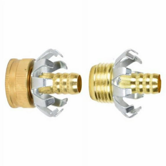 Zhejiang 30069-3 3/4" Inch Brass Male & Female Garden Hose End Clincher Repair Kit - Quantity of 30