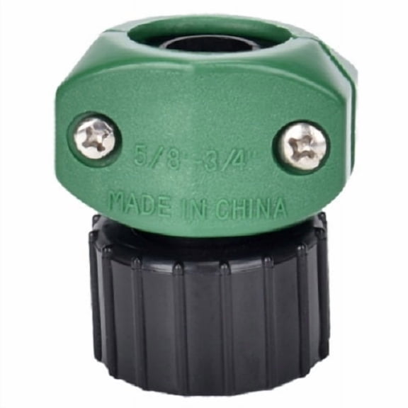 Zhejiang 50002 5/8" & 3/4" Female Garden Hose End Repair Coupler - Quantity of 24