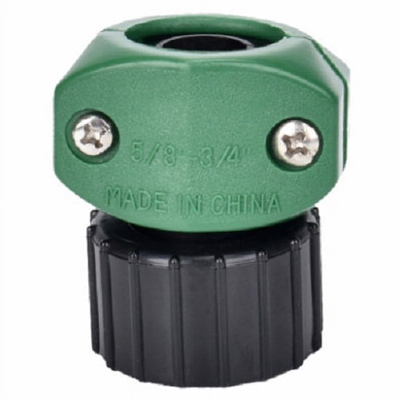 Zhejiang 50002 5/8" & 3/4" Female Garden Hose End Repair Coupler - Quantity of 48