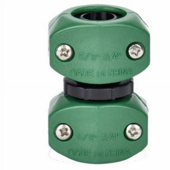 Zhejiang 50006 5/8" & 3/4" Poly Garden Hose Mender Repair Coupling - Quantity of 6