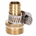 thumbnail image 1 of Zhejiang 50035 5/8" Male Garden Hose Mender - Quantity of 5, 1 of 1