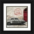 thumbnail image 1 of Zheng, James 26x26 Black Ornate Wood Framed with Double Matting Museum Art Print Titled - Streets of Havana1, 1 of 4