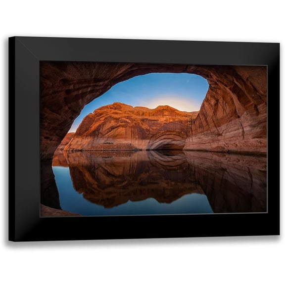 Zheng, Michael 18x13 Black Modern Framed Museum Art Print Titled - Cathedral In The Desert