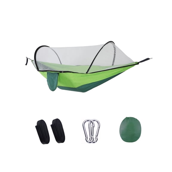 Zhengfang Camping Hammock Tent with Mosquito Net & sunshade, Portable Sleeping Hammock Bug Backpacker Lightweight Outdoor Gear Swing for Hiking Travel Patio Expedition